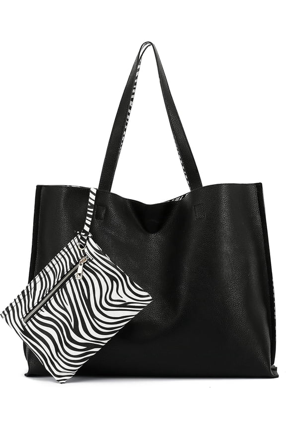 Stylish Reversible Tote Handbag H1842