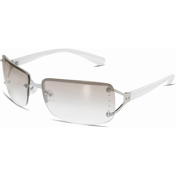 Stylish Rimless Frameless Rectangle Sunglasses for Women