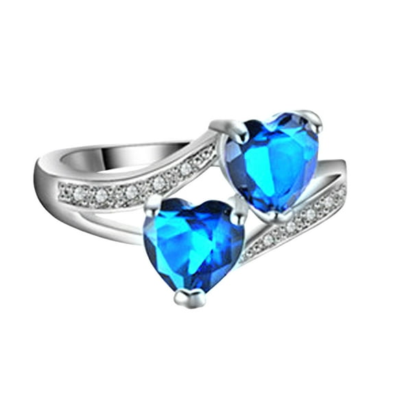 Stylish Rings for Women Silver Cubic Zirconia Mini Bow Knot Wedding Promise Engagement Stackable Jewelry for Her