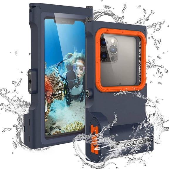 Stylish SHELLBOX Swimming 15M Waterproof Case Surfing Underwater Diving For iPhone/Samsung