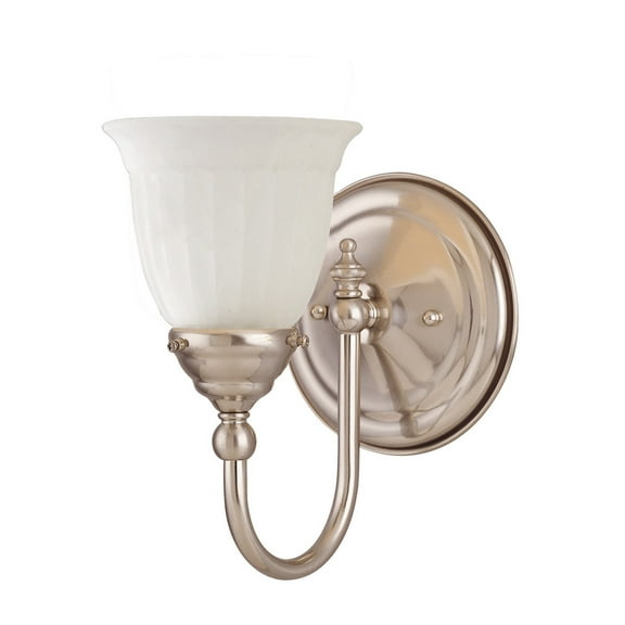 Stylish Satin Nickel Vanity Light