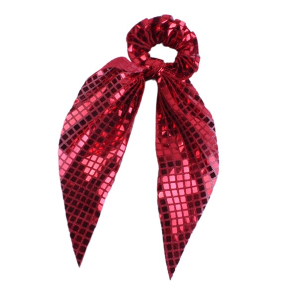 Stylish Sequined Hairtie Hair Styling Accessory Comfortable and Elastic Hair Scrunchie for Various Age and Night Event