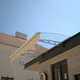 thumbnail image 1 of Stylish Series Door Window Awning - Durable Crystal Solid Polycarbonate&Sturdy Aluminum Alloy.Perfect for Wooden Wall Houses, Offering Superior Protection from Rain & Sun While Enhancing Curb Appeal, 1 of 11