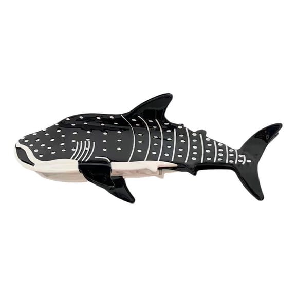 Stylish Shark Catching Clip with Acrylic Material, Personalized Design for Strong Fixation and Fashionable Look