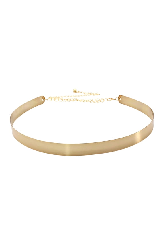Stylish Shiny Mirror Metal Waist Belt For Women Adjustable Small To Plus Size
