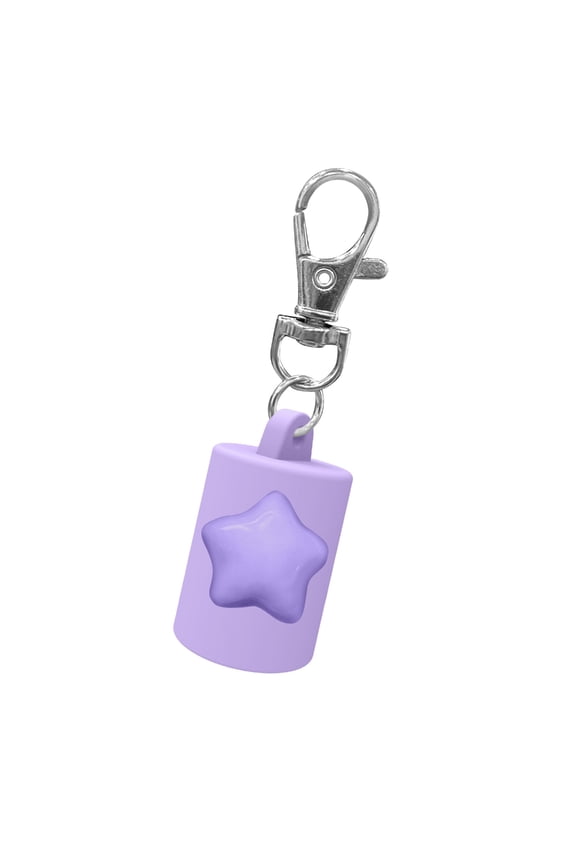 Stylish Silicone Lipgloss Holder Charm Sturdy Compact Design With Yellow And White Options Keychain Cover