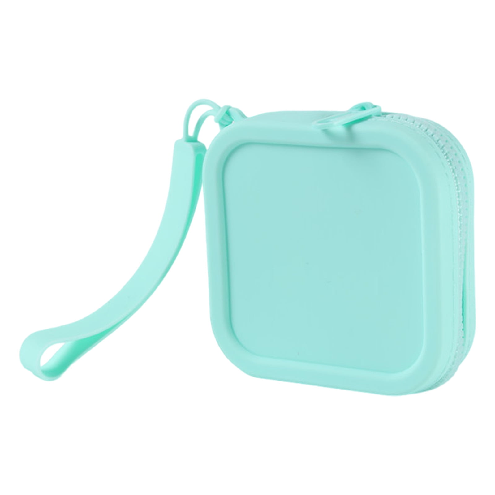 Stylish Silicone Square Coin Bag Small Square Coin Purse Wallet Light ...