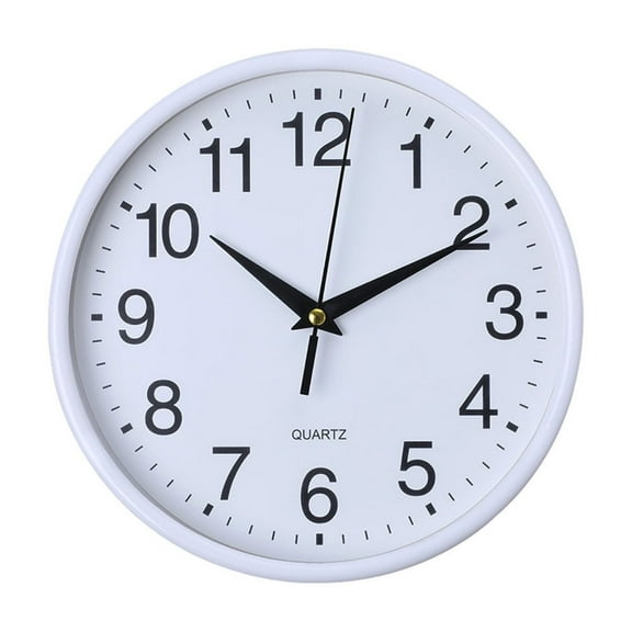 Stylish and Simple Wall Clock,7.87 Inch Silent Non Ticking Quartz Battery Operated Round Easy to Read Home Office Classroom Business Kitchen School Clock