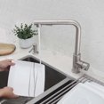 thumbnail image 1 of Stylish Single Handle Ht 12 ⅝” Brushed Stainless Steel Kitchen Faucet with Soap Dispenser K130SS01S, 1 of 10