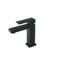 thumbnail image 1 of Stylish Single-Handle Matte Black Bathroom Faucet Height 6½" B-112N, 1 of 8