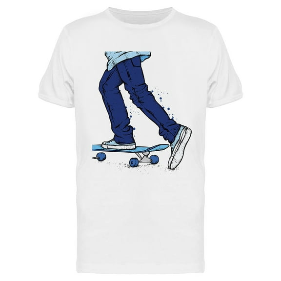 Stylish Skater In Jeans T-Shirt Men -Image by Shutterstock, Male Large