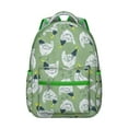 thumbnail image 1 of Stylish Small Backpack with Cartoon Chicken and Chick Designs, Lightweight Travel Backpack for School Use, 1 of 6