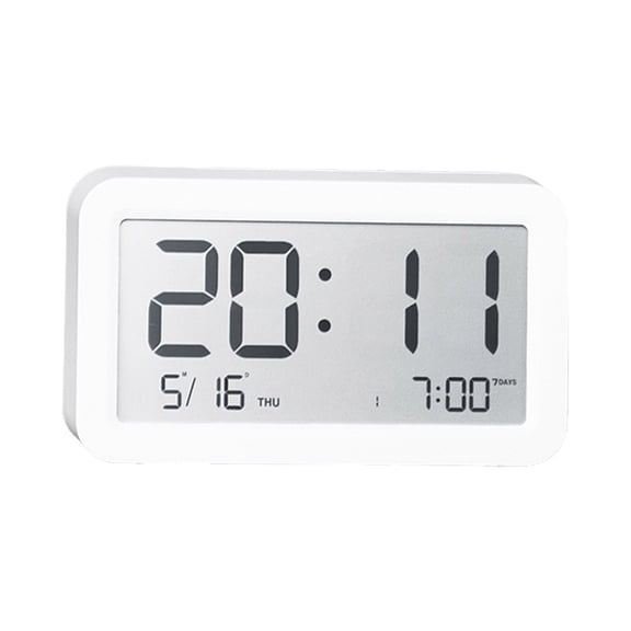 Stylish Small Digital Clock, Perfect for Bedsides Use, Noiseless Function for Undisturbed Sleep Office Timepieces