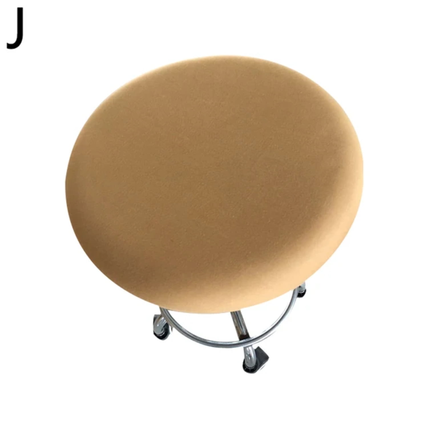 Stylish Solid Colors Fashionable Round Spandex Chair Cover Stretchy