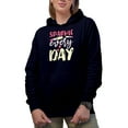 thumbnail image 1 of Stylish Sparkle Every Day with Lipsticks, Beauty Themed Merch Gift for Makeup Artist or Lovers, Cosmetologists & Beauticians, Navy Blue Hooded Sweatshirt or Hoodie, 2XL, 1 of 5