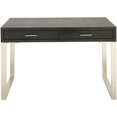 thumbnail image 1 of Stylish Ss Leather Console Table, 1 of 3