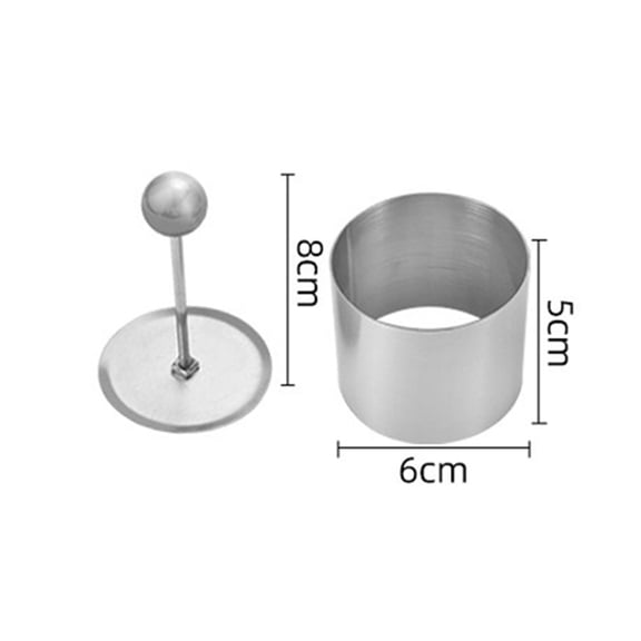 Stylish Stainless Steel Round Cold Dish Mould Perfect For Cake Cooking