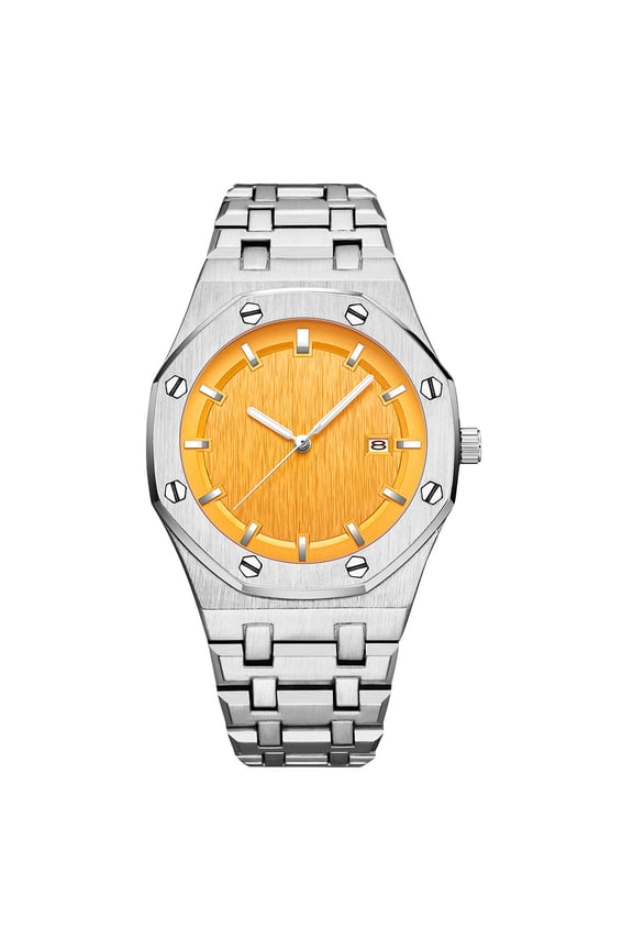 Stylish Stainless Steel Watch, Electronic Quartz Movement, Pointer Display, Handsome Design - Non-Waterproof, Perfect Fashion Watch for Men