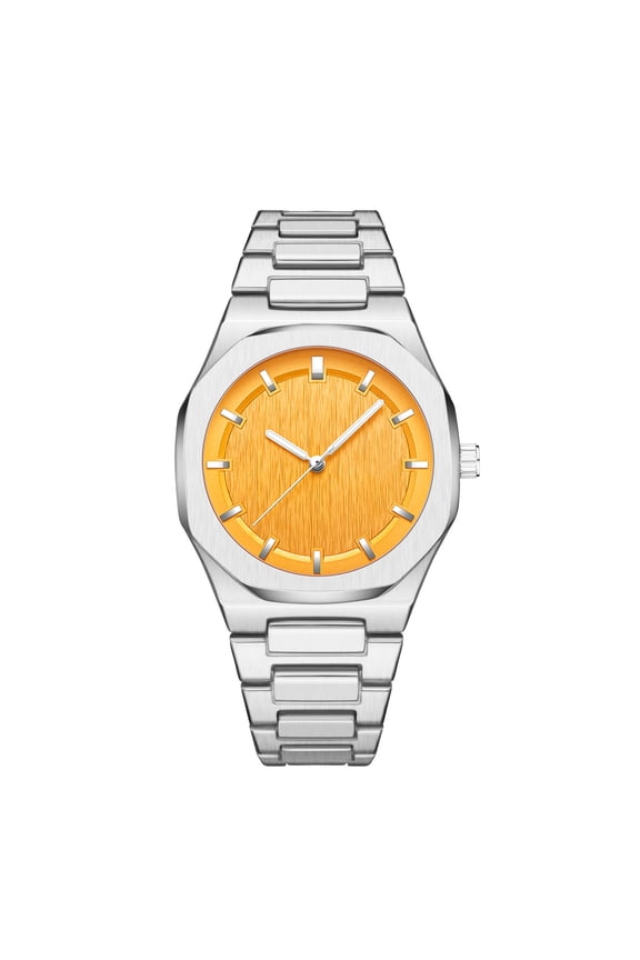 Stylish Stainless Steel Watch - Electronic Quartz Movement, Pointer Display, Handsome Design - Non-Waterproof, Perfect Fashion Watch for Men