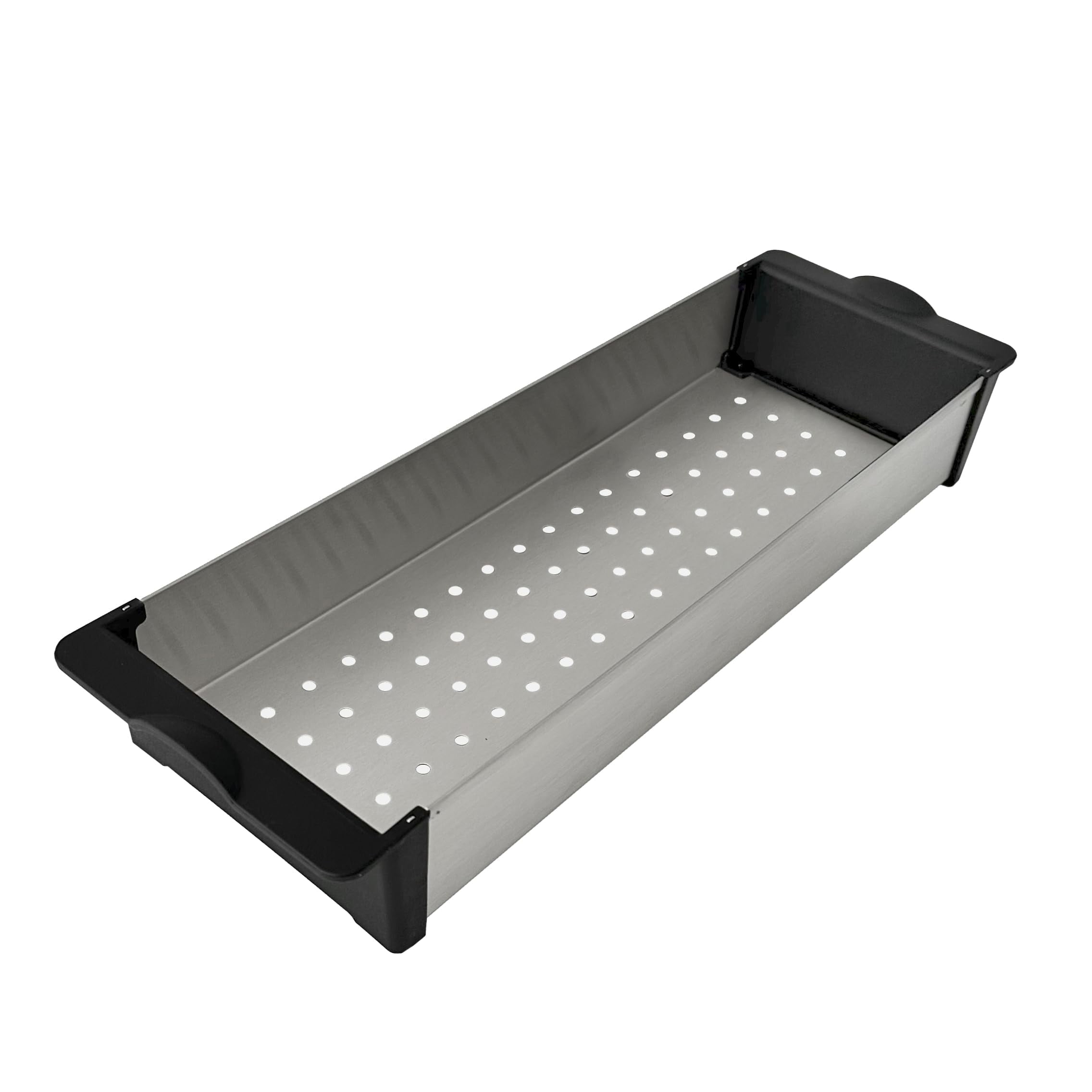 Modern Stainless Steel Over-the-Sink Workstation Colander