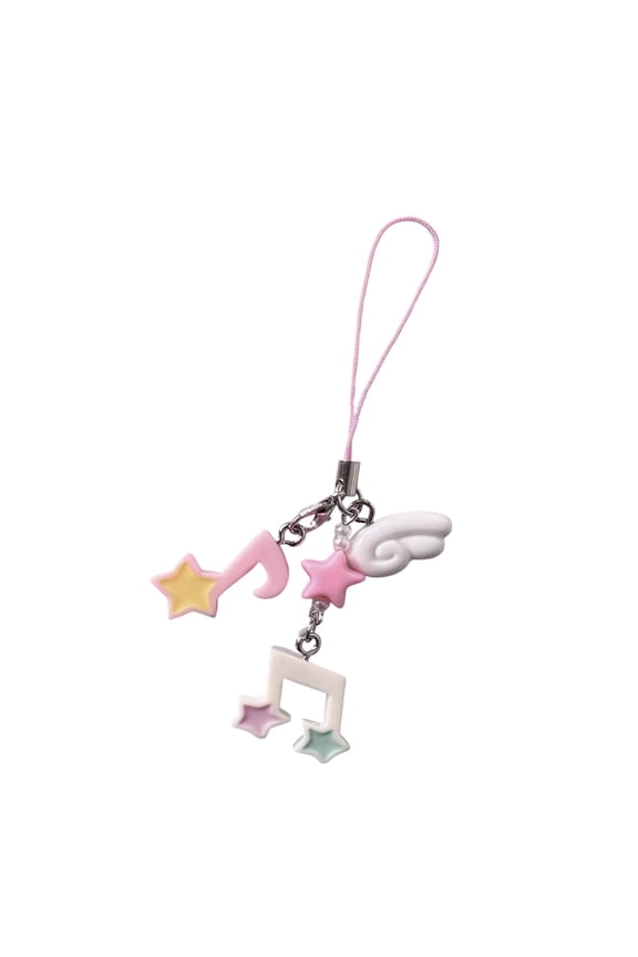 Stylish Star Bead Lanyard Multi Device Compatibility 90s Phone Chain Keychain Charm Fashion Jewelry Gift