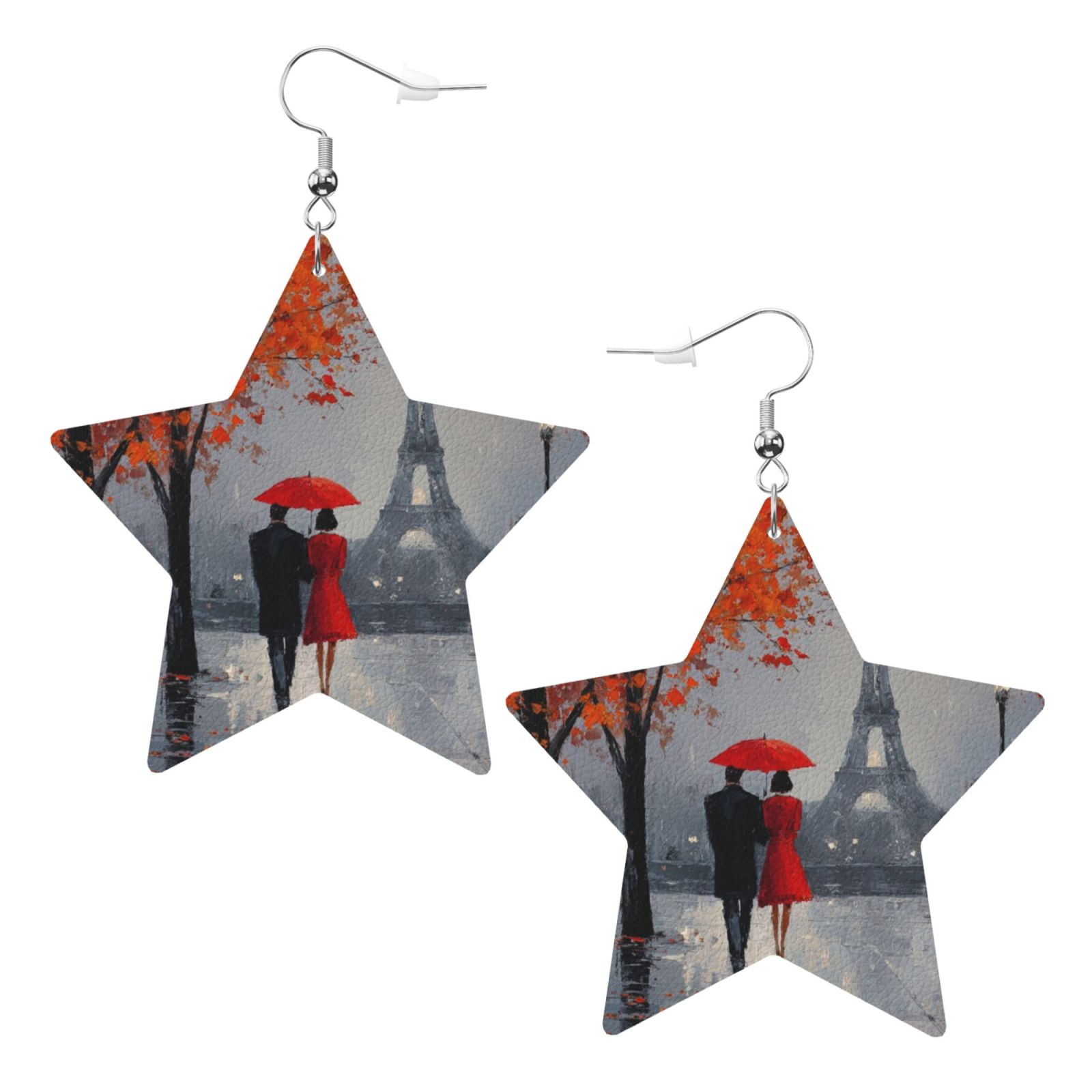 AoedeJ Eiffel Tower Stud Earrings - 925 Sterling Silver Small Hypoallergenic Earrings For Women