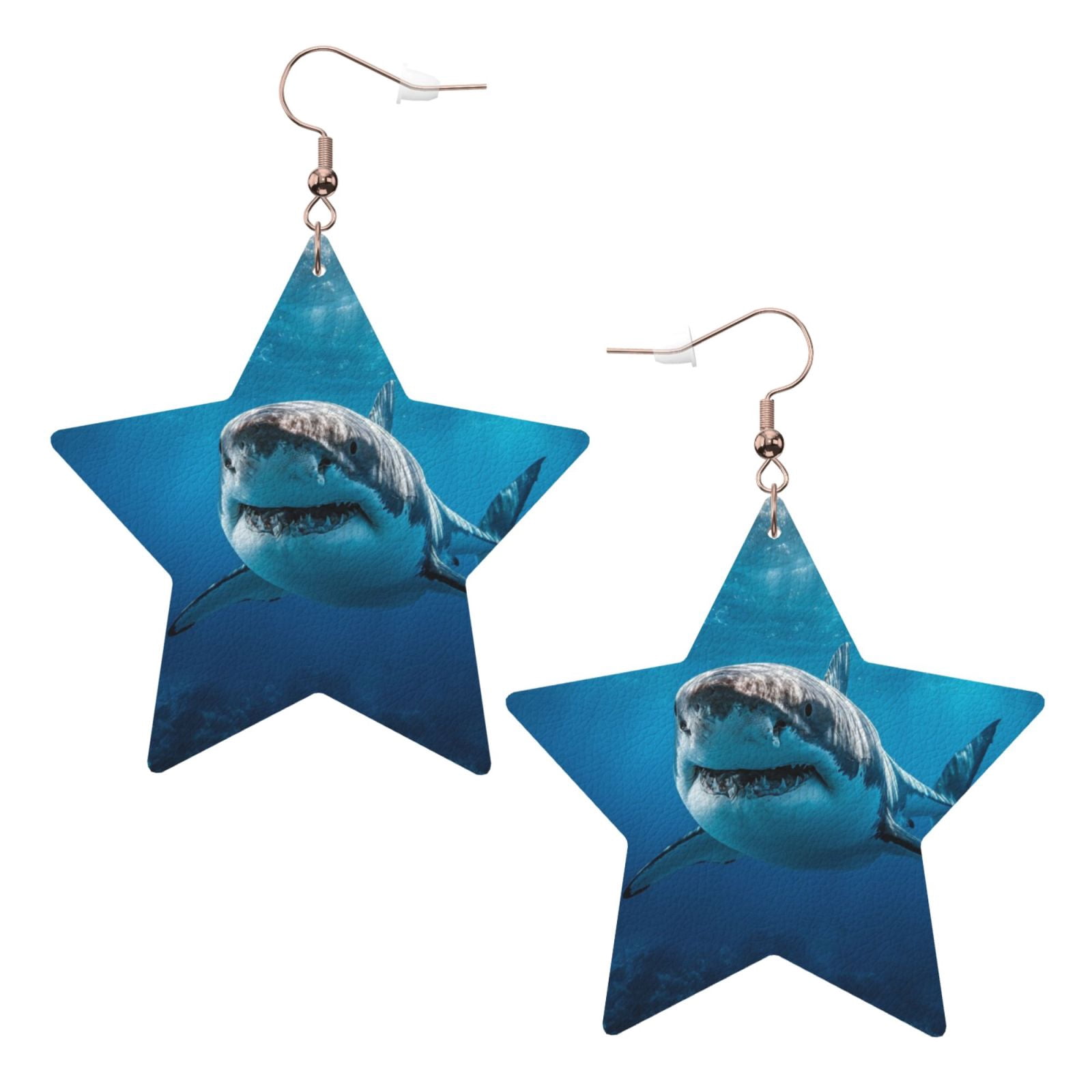 Cool Shark Earrings – Bold & Fun Dangle Earrings For Women, Hypoallergenic Ocean-Themed Jewelry