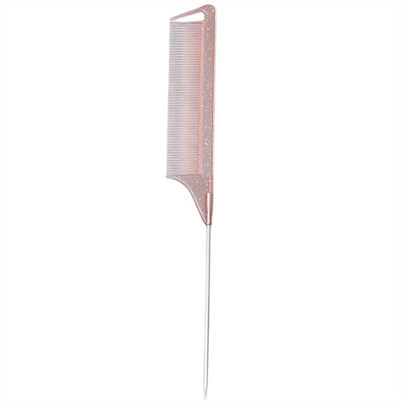 Stylish Steel Needle Tail Comb For Effortless Hair Partitioning And Comfortable Usage Professional Styling Comb