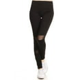 thumbnail image 1 of Stylish Stride Mesh Active Leggings, 1 of 4