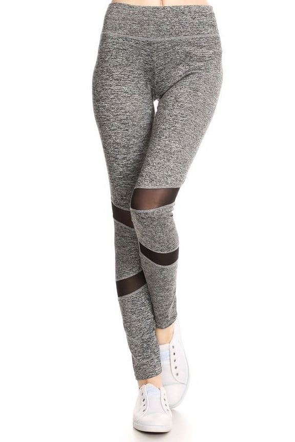 Stylish Stride Mesh Active Leggings