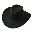 thumbnail image 1 of Stylish Suede Western Cowboy Hat for Kids Themed Events Dress Up Accessories and Holiday Celebrations, 1 of 3