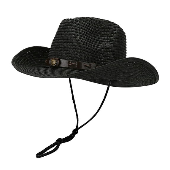 Stylish Summer Outdoor Panama Straw Hat for Women Men Casual Holiday Beach Wear Sun Wide Brim Shade Accessory