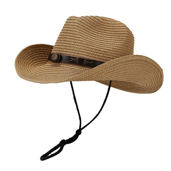 Stylish Summer Outdoor Panama Straw Hat for Women Men Casual Holiday Beach Wear Sun Wide Brim Shade Accessory