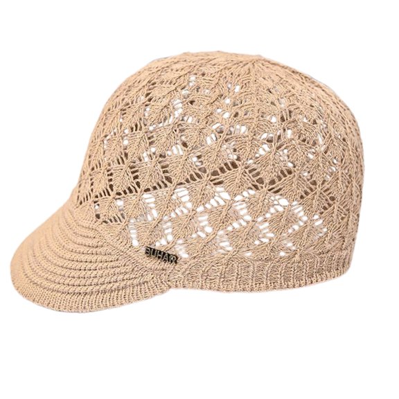 Stylish Sun Hats for Everyday Wear - Breathable Hollow Design, All-Season Use, Pair with Sunglasses, Polyester, One Size (54-60cm)