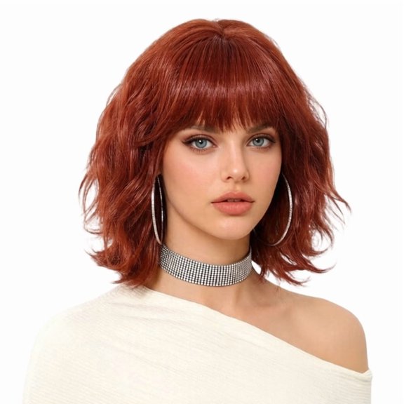 Stylish Synthetic Short Hair Wigs For Daily Use Or Special Occasions Soft And Realistic Texture Hairpiece