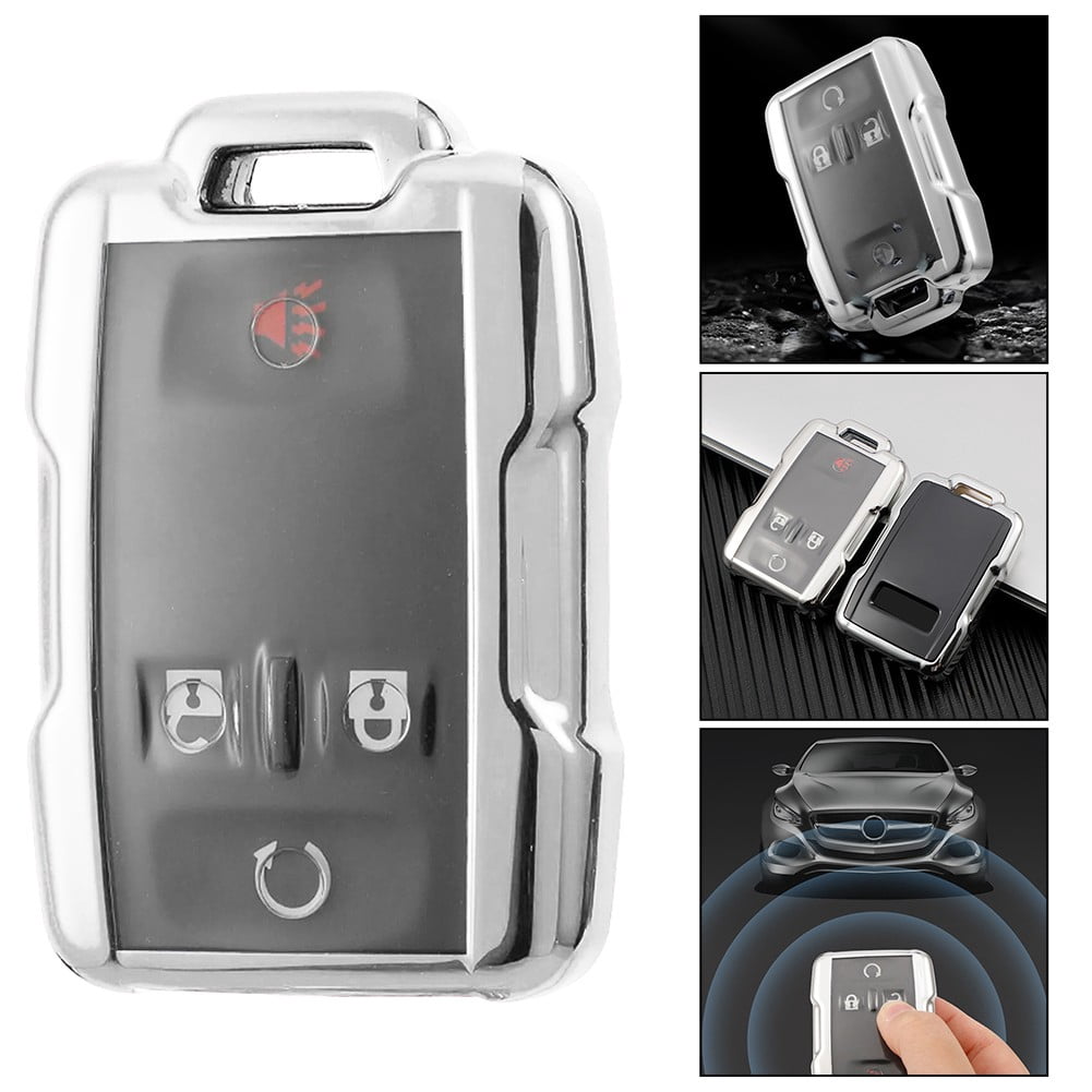 Stylish TPU Remote Key Fob Case Shell for Chevrolet for Silverado 2015 ...