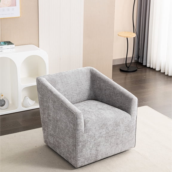 Stylish Textured Fabric & 360° Rotation - Great for Home Theaters, Relax and Unwind