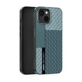 thumbnail image 1 of Stylish Texutre Case Cover for Apple iPhone 15, Slim Fit [Compatible with Magsafe & Accessories] Shockproof Drop Protection Anti-Scratch Anti-Slip Bumper Rugged Case for Men,Green, 1 of 6