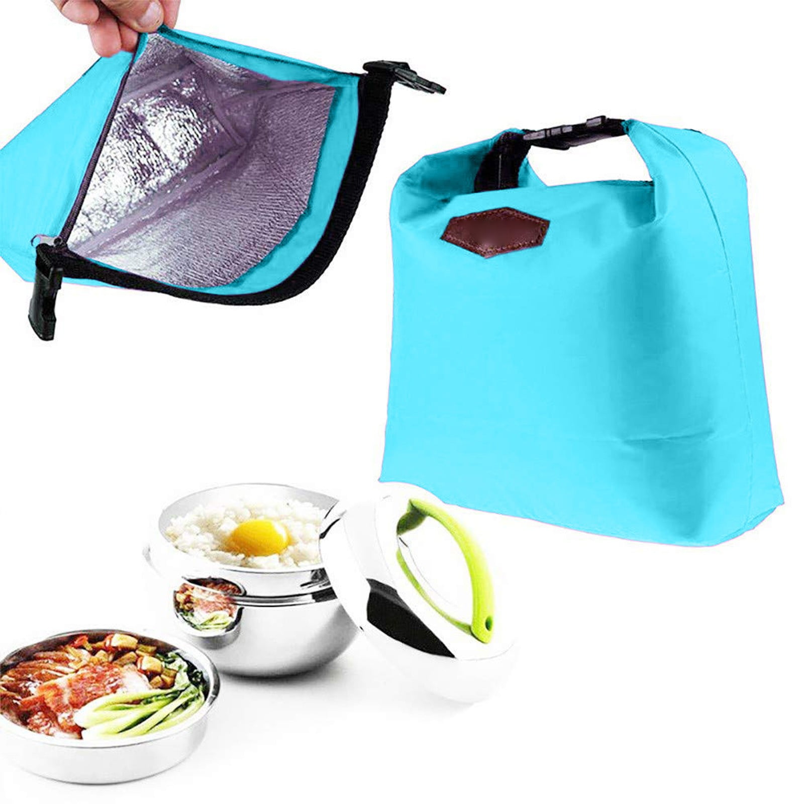 Stylish Thermal Bag Cooler Pack For Travel Ice Retaining Lunch Box Meal stylish-thermal-bag-cooler-pack-for-travel-ice-retaining-lunch-box-meal