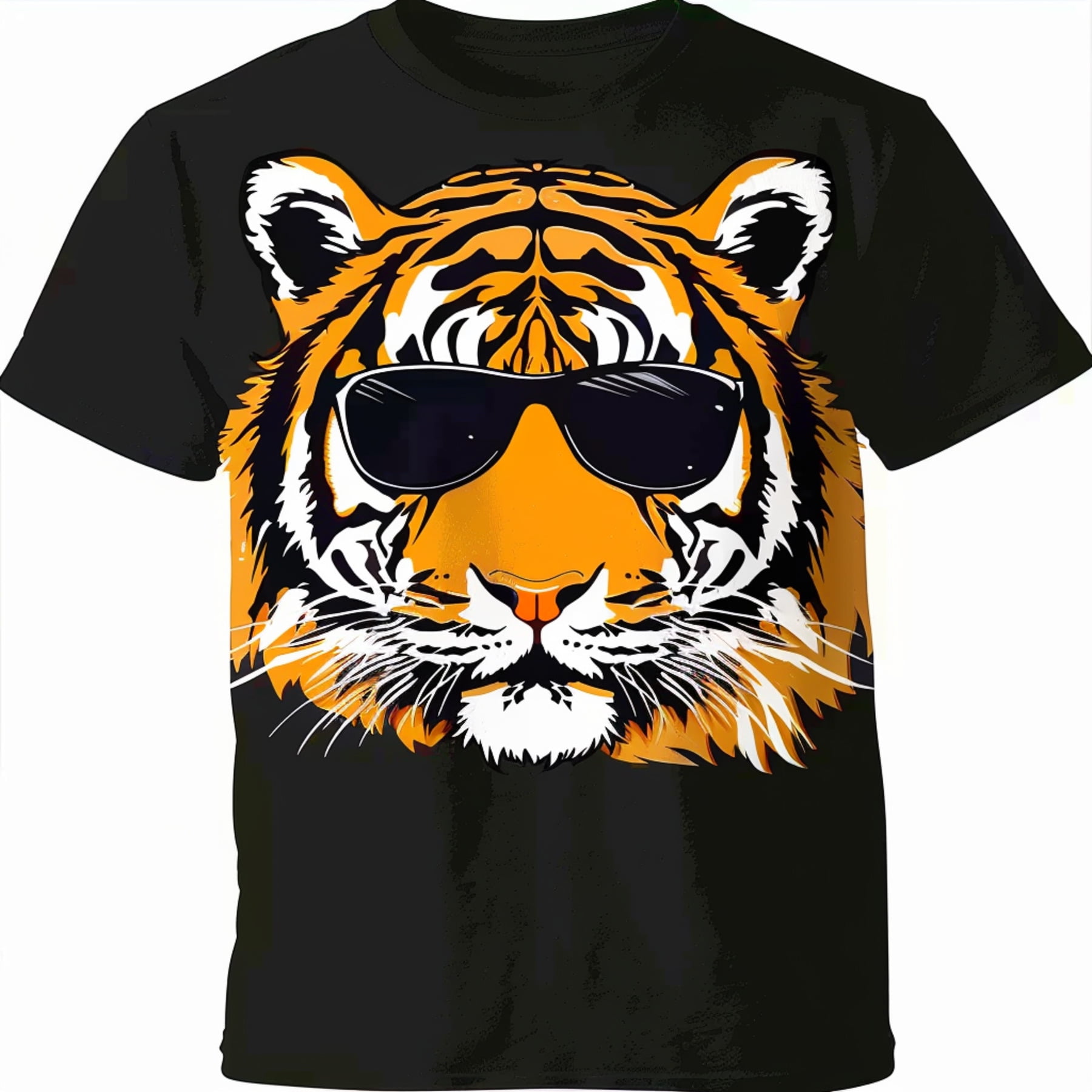 Stylish Tiger Graphic Tee Trendy Cool T Shirt Design for Men and Women