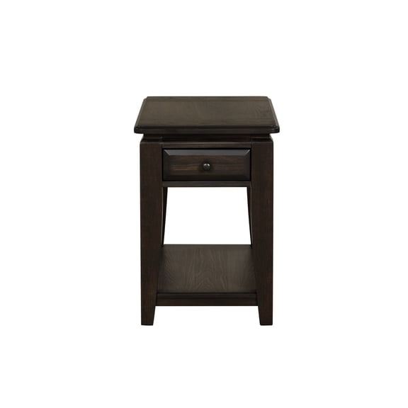Stylish Traditional Storage - Enhance Your Space with a Dark Mahogany Chairside Table