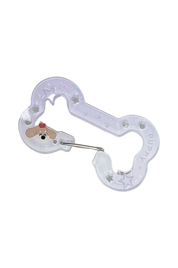 Stylish Translucent Skeleton Key Rings Lightweight Unisex Decorative Item For Everyday Use And Creative Craft Projects