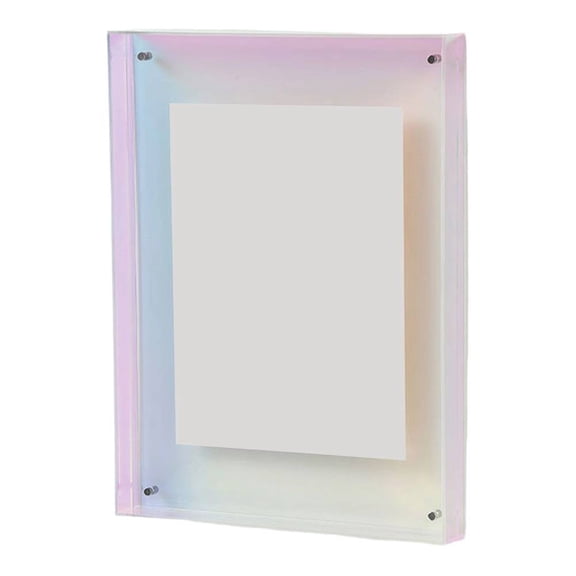 Stylish Transparent Acrylic Photo Frame - Perfect For Diy Home Decor!