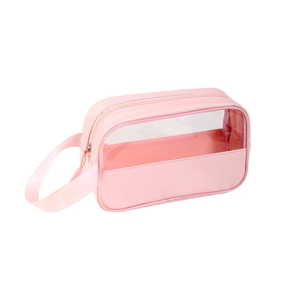 Stylish Travel Cosmetic Bag For Women Girls Portable Zippered Makeup Organizer Wash Pouch Toiletry Carry