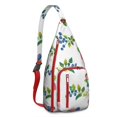 thumbnail image 1 of Stylish Travel Sling Bag Strawberry Fruit Trendy Sling Backpack for Women/Men Adjustable Lightweight Travel Hiking Casual Daypack for Young People, 1 of 4