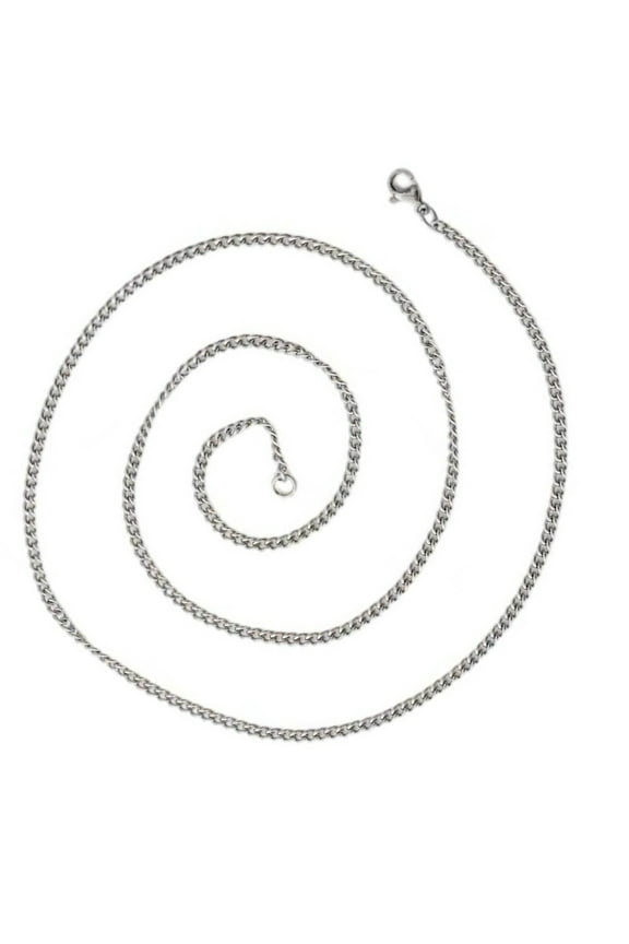 Stylish Unisex Titanium Steel Necklace Chain 3mm Versatile Design Chain For Everyday Wear And DIY Customizations