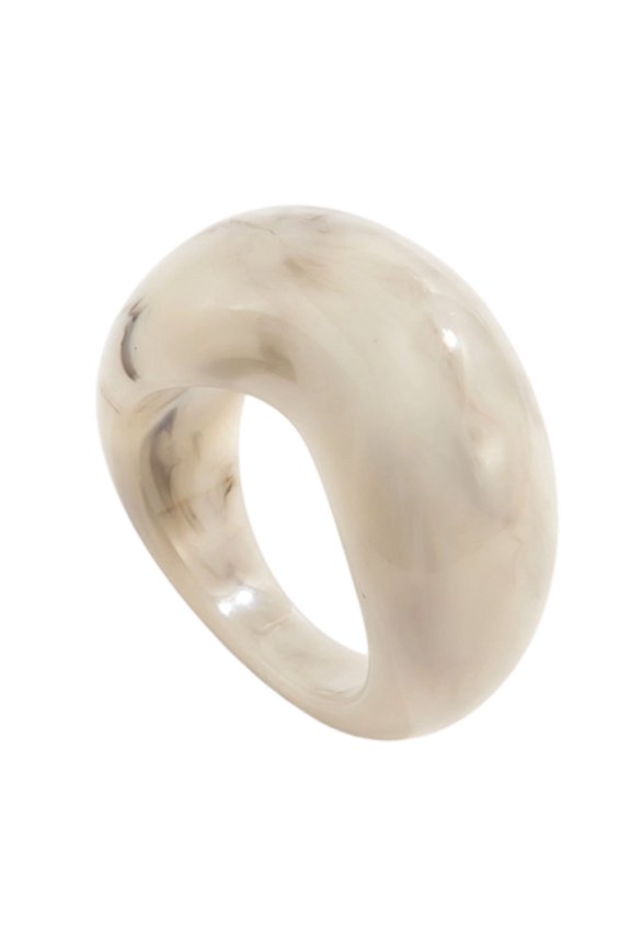Stylish V Shaped Resin Rings With Gradient Color Finger Accessories For Everyday Wear Fashion Jewelry Gift