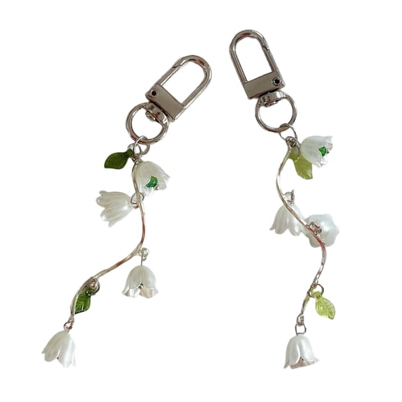 Stylish Vine Keychain Pendant Portable Phone Chain Elegant Charm Strap Colorful Selection Supplies for Everyday Use