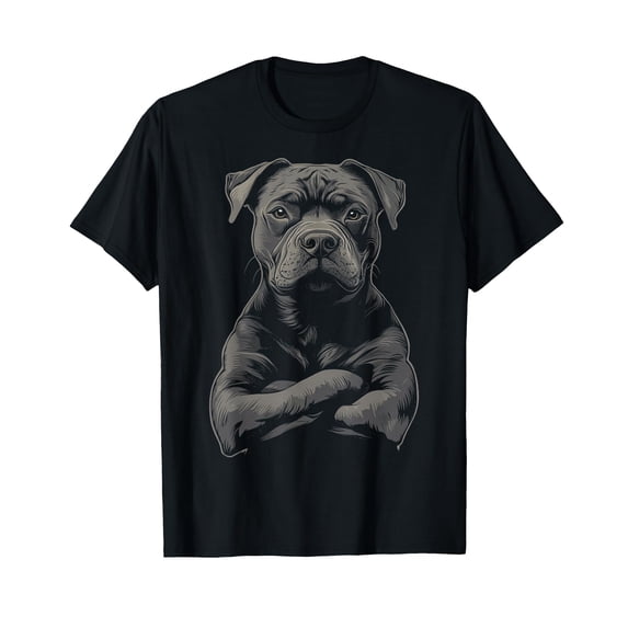 Stylish Vintage Pitbull Dog T-Shirt for Dog Lovers and Casual Wear