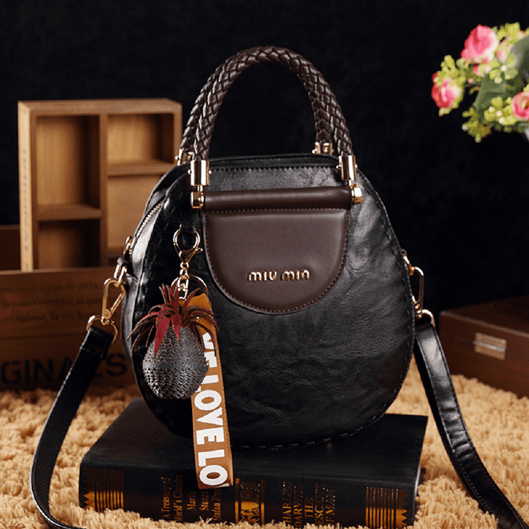 Stylish Vintage Style Women s Handbag Chispaulo Cp6023 Round Shape Handbag Women Vintage Style Women s Handbags On Sale Size One size Brown